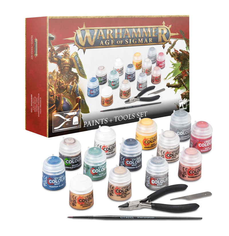 Age of Sigmar Paint & Tool Set