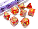 Chessex Lab Dice Vortex Underworld/Yellow CHX 30050