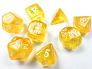 Chessex Lab Dice Borealis Canary/White CHX 30053