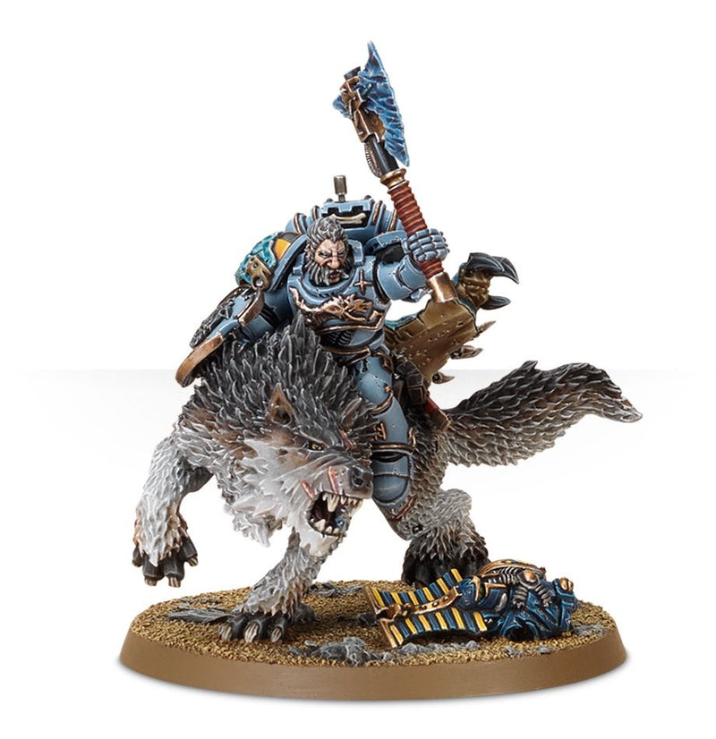 Warhammer 40K: Space Wolves - Wolf Lord on Thunderwolf