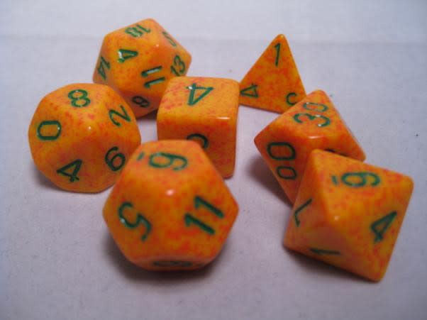 CHX 25312 - Speckled Lotus Polyhedral 7-Die Set