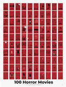 Pop Chart: 100 Horror Movies Scratch-Off Chart
