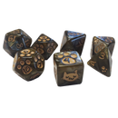 Kitten Polyhedral Dice Set (Brown w/tan)