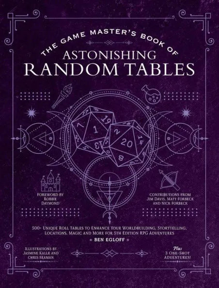 The Game Master's Book of Astonishing Random Tables - D&D 5E compatible
