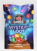 Foam Brain Mystery Loot: Plastic RPG Dice Set & Bonus Metal Die