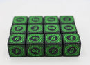 FBG2206 12 piece D6's - Magic Burst Green