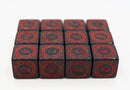 FBG2204 12 piece D6's - Magic Burst Red