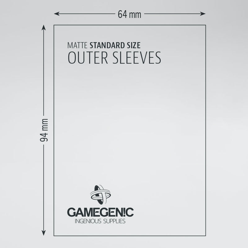Gamegenic Matte Standard Size Outer Sleeves