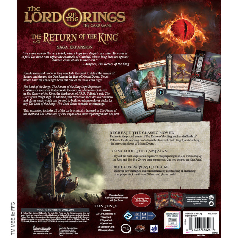 The Lord of the Rings LCG: The Return of the King Saga Expansion