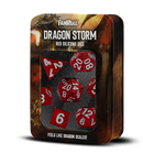 Fanroll Dragon Storm Silicone Dice Set: Red Dragon Scales (7)