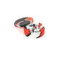 MDG Silicone Round Dice Case - Red/Black/White