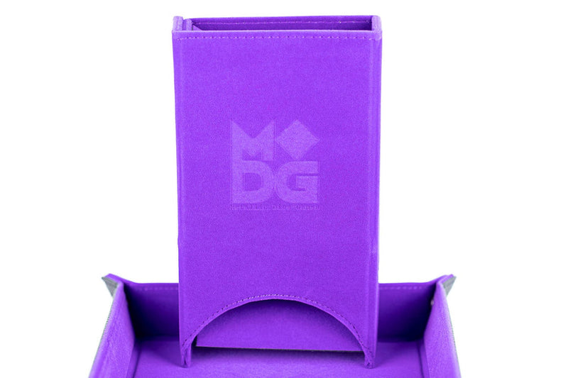 Fanroll by MDG Velvet Fold Up Dice Tower - Purple