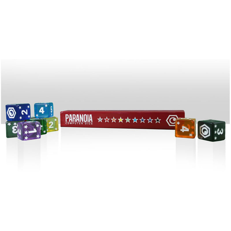 Paranoia RPG: d6 Computer Dice (9)