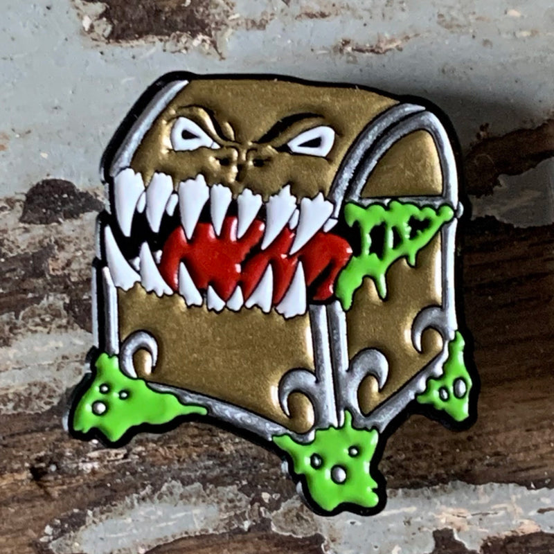 PIN-022 RPG Pins & Patches: Classic Mimic Enamel Pin