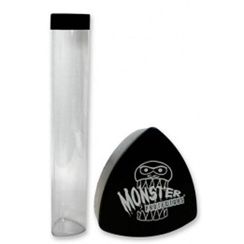 Monster Prism Playmat Tube - Clear with Black Lid