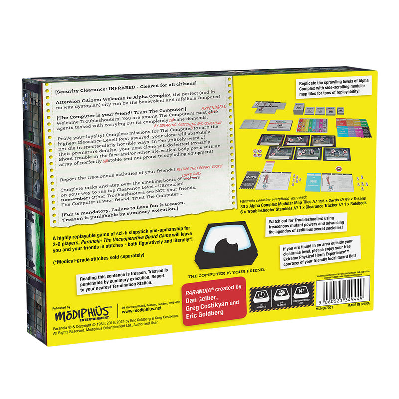 Paranoia: The Uncooperative Board Game