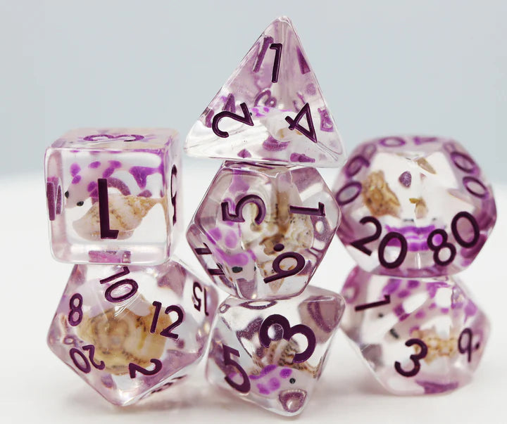 FBG2352 Purple Koi (Polyhedral Dice Set)