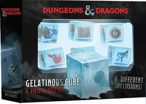Fanroll Dungeons and Dragons Gelatinous Cube 6 Piece d6 Dice Set