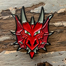PIN-032 RPG Pins & Patches: Red Dragon Enamel Pin