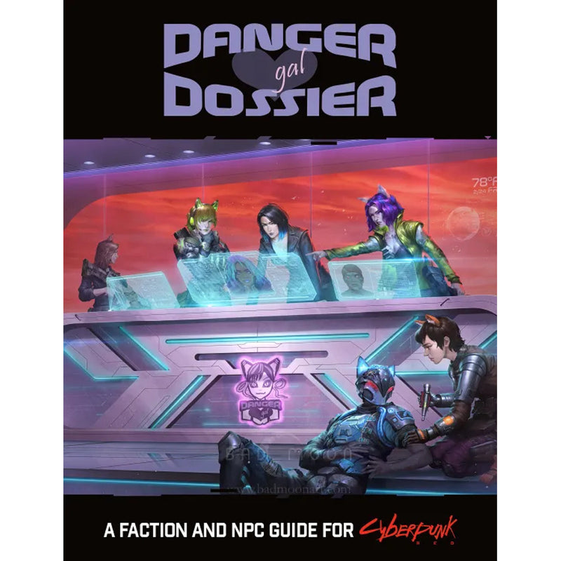 Cyberpunk RED RPG: Danger Gal Dossier