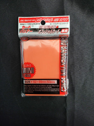 KMC Produce Mini Card Sleeves - Mini Orange