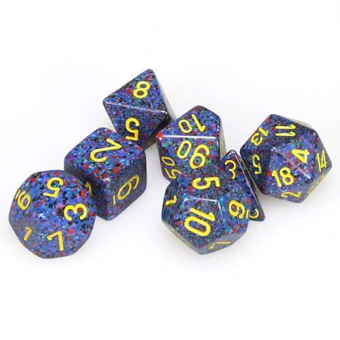CHX 25366 Twilight Speckled Polyhedral 7 Die Set