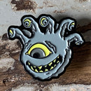 PIN-021 RPG Pins & Patches: Undead Eyegor Enamel Pin (Grey)