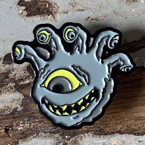 PIN-021 RPG Pins & Patches: Undead Eyegor Enamel Pin (Grey)