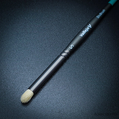 Vallejo Brush: Natural Hair Dry Brush Small