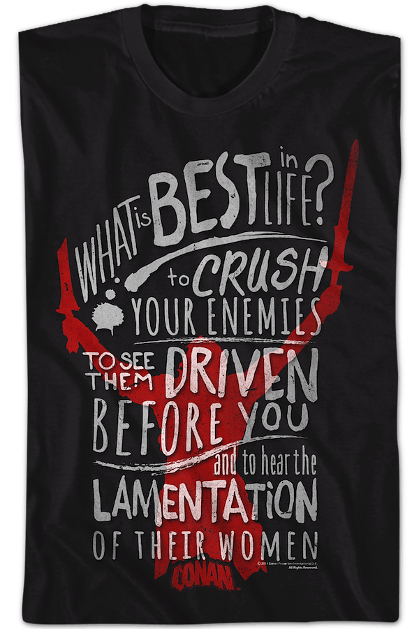 Crushing is the Best Conan T-shirt