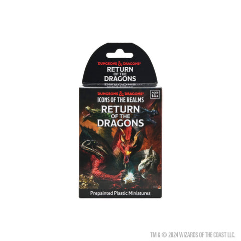 D&D Icons of the Realms: Return of the Dragons – 8 Ct. Booster Brick
