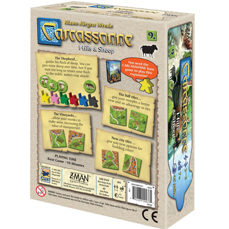 Carcassonne Expansion 9: Hills & Sheep