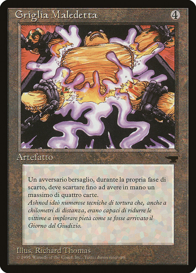 cursed mtg cards Cursed Rack (Italian)