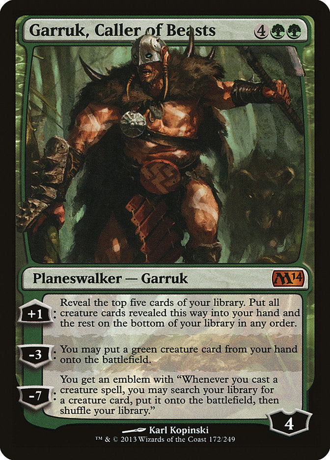 Garruk, Caller of Beasts [Magic 2014]