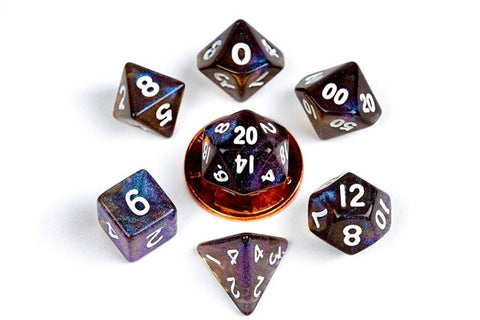 MET4175 MDG Mini Polyhedral Dice Set: Stardust Galaxy