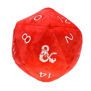 D&D: Jumbo D20 Dice Plush - Red