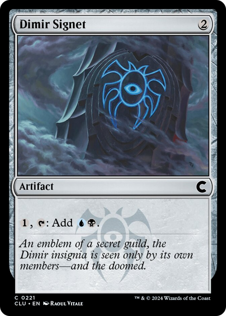 Dimir Signet [Ravnica: Clue Edition]