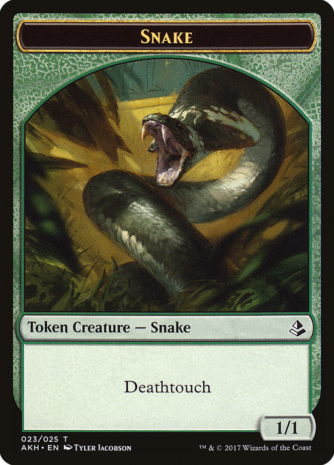 Snake [Amonkhet Tokens]