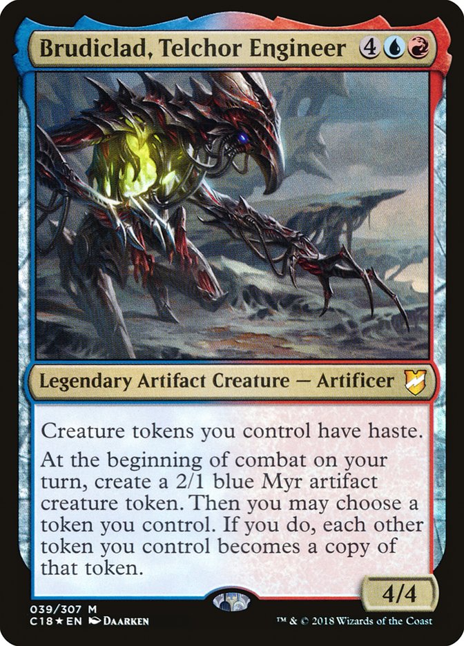 mtg artifact creature commander deck Brudiclad, Telchor Engineer [Commander 2018]