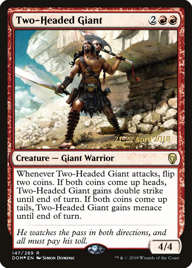 Two-Headed Giant  [Dominaria Prerelease Promos]