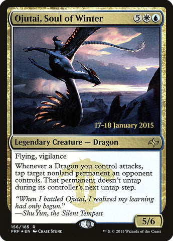 Ojutai, Soul of Winter  [Fate Reforged Prerelease Promos]