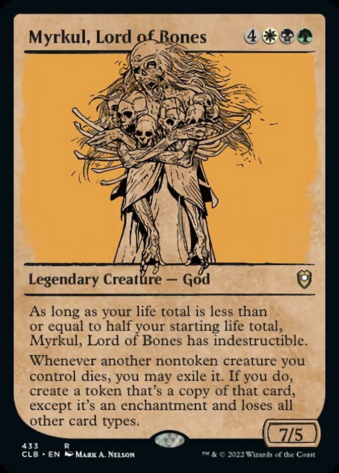 Myrkul, Lord of Bones (Showcase) [Commander Legends: Battle for Baldur Myrkul, Lord of Bones (Showcase) [Commander Legends: Battle for Baldur