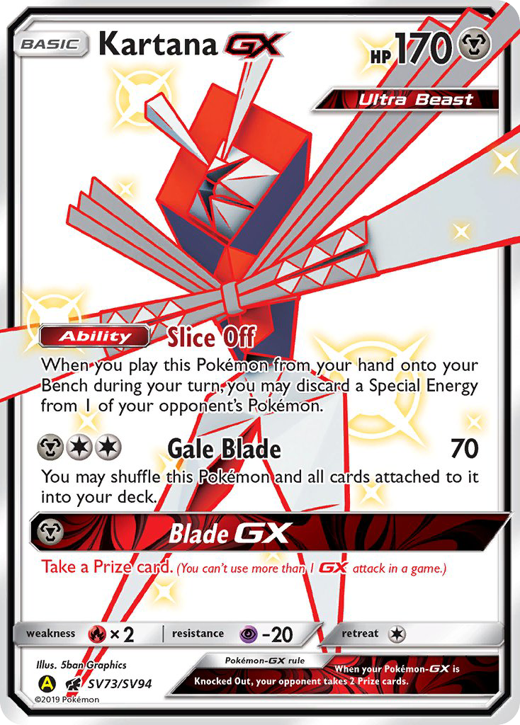 Kartana GX (SV73/SV94) [Sun & Moon: Hidden Fates - Shiny Vault]