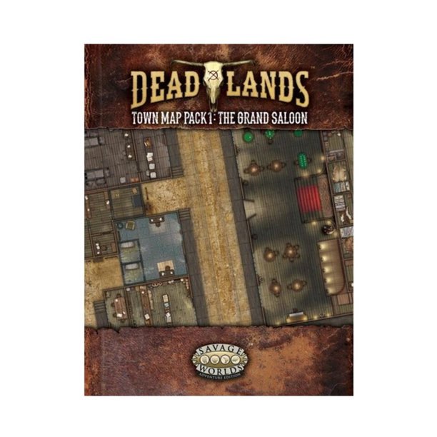 Savage Worlds: Deadlands Town Map Pack 1 - The Grand Saloon
