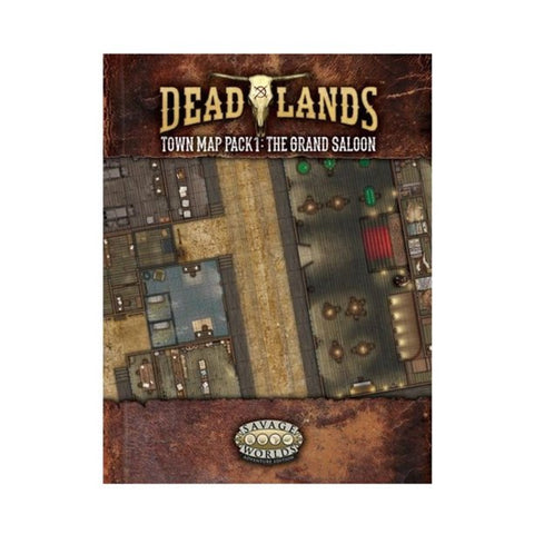 Savage Worlds: Deadlands Town Map Pack 1 - The Grand Saloon