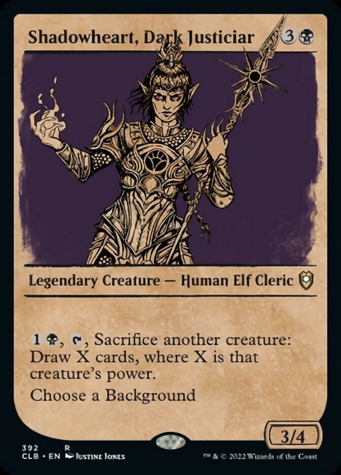Shadowheart, Dark Justiciar (Showcase) [Commander Legends: Battle for Shadowheart, Dark Justiciar (Showcase) [Commander Legends: Battle for