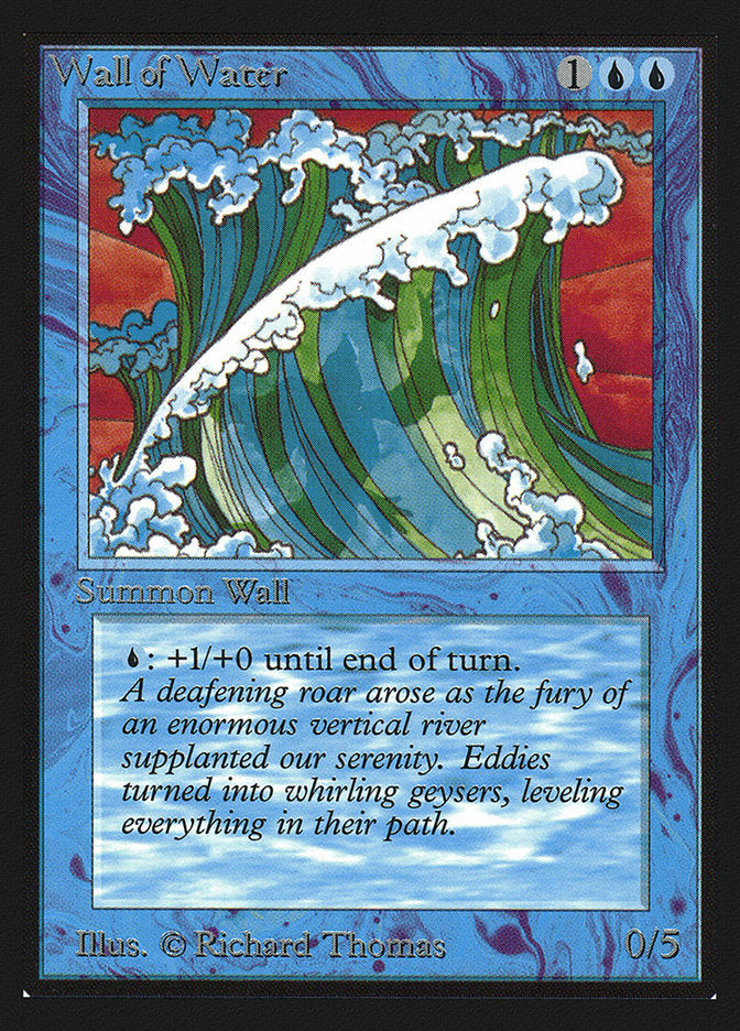 Wall of Water [International Collectors’ Edition]