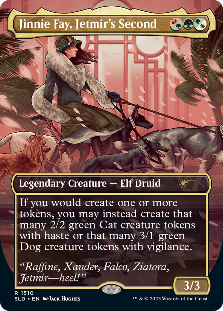 cat commander deck mtg Jinnie Fay, Jetmir's Second // Jinnie Fay, Jetmir's Second [Secret Lai