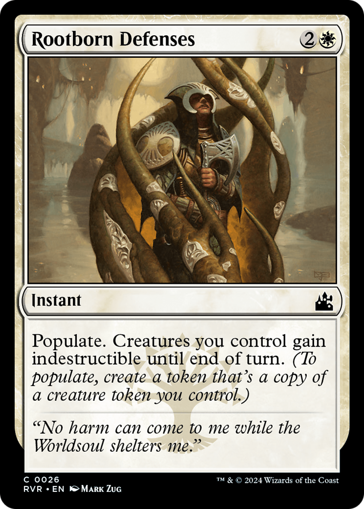 Rootborn Defenses [Ravnica Remastered]