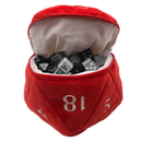 D20 Plush Dice Bag - Red